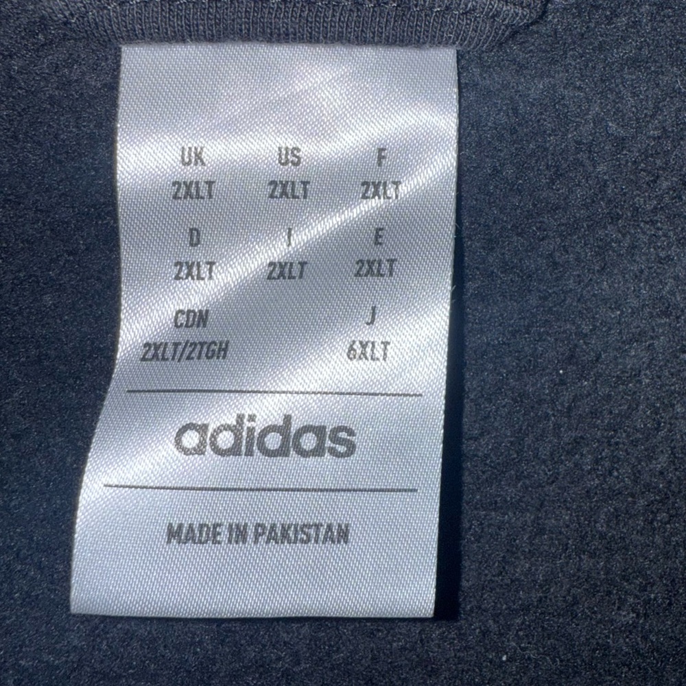 Adidas zip up hoodie size 2X - Picture 3 of 4